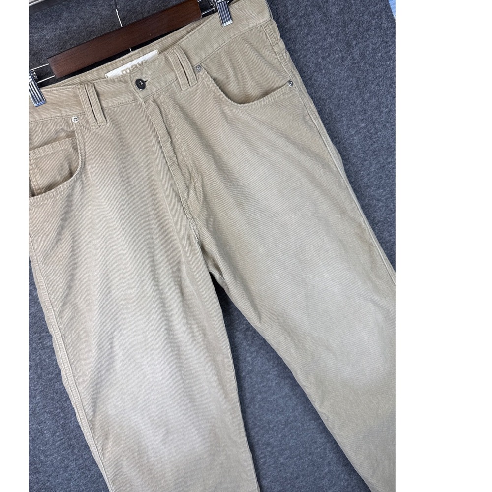 Mavi 170 Max Mens Corduroy Pants 34x29 Tan Beige Wide Full Fit Cotton Rugged